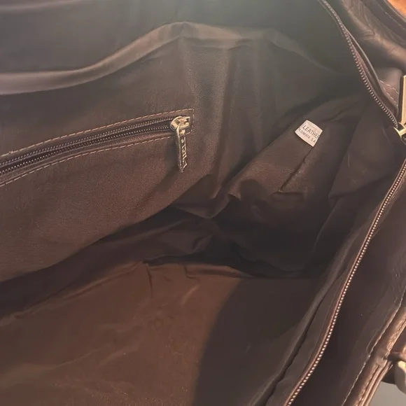 Elegant Brown PieleLeather Men's Bag